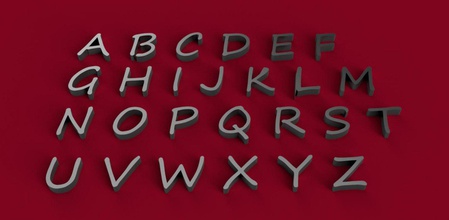 segoe stampa font maiuscolo minuscolo 3d lettere stl file modello in 3dexport alfabeto lettera testo scrivi caratteri genere gadget linguaggio decorazioni 3dmodel 3dprint 3d print model - Mito3D