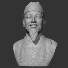 sejong great president people human head portrait bust figure man face statue sculpture actor 3d print model - Mito3D