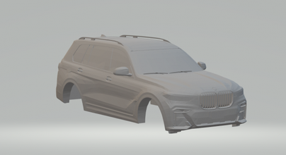 serie x7 3d stampa modello in veicolo 3dexport ruote pressofuso hotwheels slotcar fessura macchina caldo x3 x5 amg mercedes 3d print model - Mito3D