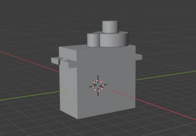 servo moteur libre robotique 3D print model - Mito3D
