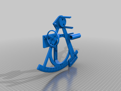 sextant astronomie physique conception 3d ingénierie science 3d print model - Mito3D