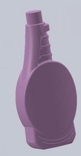 Shampoo Flasche iges 3d print model - Mito3D