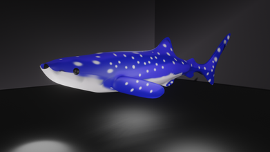 Tubarão modelo livre brinquedo figura animal decoração 3d print model - Mito3D