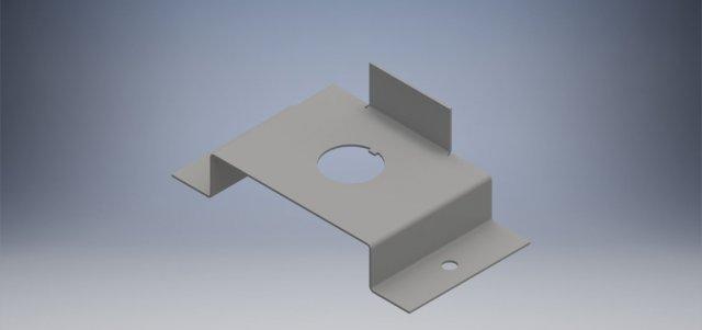 feuille métal ingénierie tôle industrie fabrication métallurgie pliant perforation formant 3d print model - Mito3D