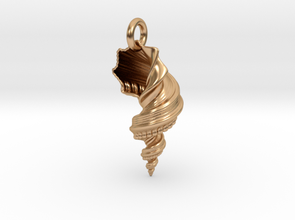 shell pendant 3d print model in pendants 3dexport colgante concha 3d print model - Mito3D