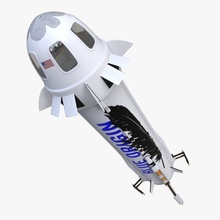 shepard 3d modelo in comercial 3dexport halcón cohete lanzamiento amazonas privado etapa orbita embarcacion espacio lanzadera iss empuje despegar continuar astronauta cápsula nasa origen 3d print model - Mito3D