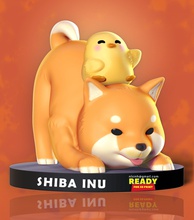 shiba inu 3d stampa modello in animali 3dexport shibainu cartone animato personaggio dei cartoni animati 3d print model - Mito3D