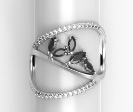 brilhante anel diamante jóia o engajamento rodada brilhantes fina de prata ouro juventude a primavera brilhando marquise quilate elegante moda luxo gem jóias anéis 3d print model - Mito3D
