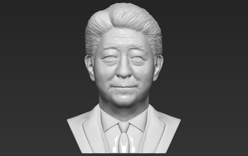 shinzo abe büste 3d drucken bereit stl obj formate modell skulptur 3dexport berühmt politik politiker präsident donald trumpf japan kim jong un xi jinping obama putin merkel 3d print model - Mito3D