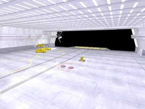 navire hangar couloir étoile guerres gare sci espace intérieur industriel vaisseau spatial passage science tunnel fiction métro 3d print model - Mito3D