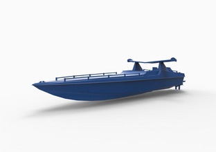 ship mod6 handling vessel tug anchor supply support pipelay multipurpose oil gas offshore cable laying rov rig marine installation intervention 3d print model - Mito3D