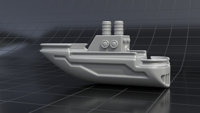 gemi model 3d yazdır in araç 3dexport tekne deniz liman taşıtı nakliye kargo mavna 3d print model - Mito3D