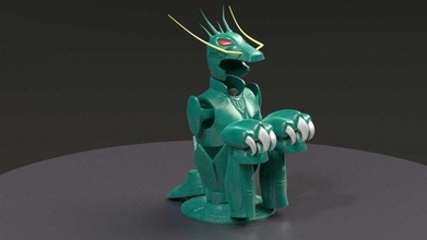 shiryu ejderha kumaş 3d model in oyuncaklar 3dexport gragon aziz seiya anime manga fantezi chevalier bronz zodiaque sanat illüstrasyon heykel karakter japonya kurumada 3d print model - Mito3D