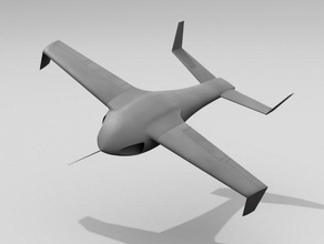 shtil uav 3d model in drone copter 3dexport kvand russian experimental robotic unmanned turbo jet calm vertical takeoff 3d print model - Mito3D
