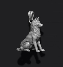 sibirya husky kolye 3d yazdır model in 3dexport boksör köpek bulldog mücevher gümüş 10k 14k bilgiç hayvan evcil hayvanlar takı kaniş şişe 925 kısık huski hasky 3d print model - Mito3D