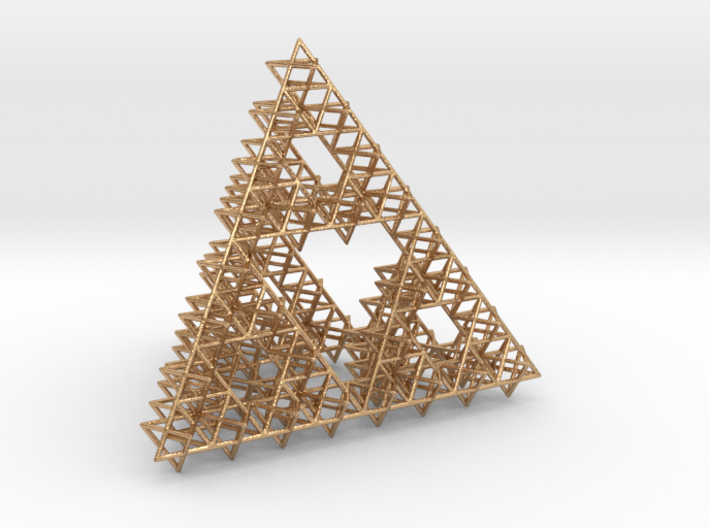 sierpinski tetrahedral variation 3d print model in mathematical art 3dexport 3D print model - Mito3D