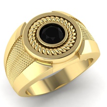 sello anillo joya quilate joyería caballeros masculino Clásico imprimible royal símbolo hombres exclusivo oro anillos 3ds stl 3d print model - Mito3D