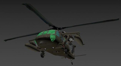 sikorsky uh-60 black hawk 3d model in helicopter 3dexport uh 60 military utility aircraft us american airplane army war propeller vehicle copter service 3d print model - Mito3D