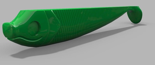 Silikon lockt 3d Köder Angeln locken Sanft Plastik Hobby DIY 3d print model - Mito3D