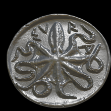 prata litra siracusa de moeda antiga gregos idade dinheiro 3d-impressão tesouro metal 3d print model - Mito3D