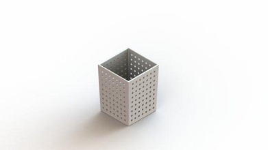 simples lápis caso bainha 3d 3dmodel modelagem estojo caixa quadrado brinquedo passatempo 3d print model - Mito3D