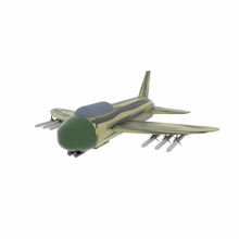 sencillo avión guerra militar bomba cielo 3d print model - Mito3D