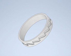 sencillo anillo 3d impresión modelo in anillos 3dexport anello 3dprint 3d print model - Mito3D