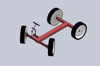 simple steering system mechanicalproject stearing stearingsystem 3d print model - Mito3D