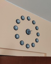 basit duvar saat saati dekor iç tasarım ev 3d print model - Mito3D