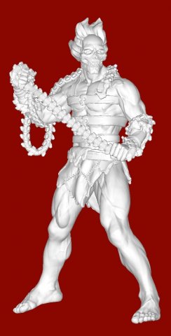 iskelet savaşçı canavarlar yaratıklar 3D print model - Mito3D