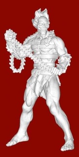 scheletro guerriero mostri creature scheletro guerriero 3d print model - Mito3D