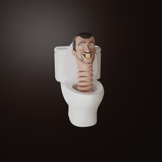 Skibidi Toilette Monster Kreaturen artikuliert Modell figre 3d print model - Mito3D