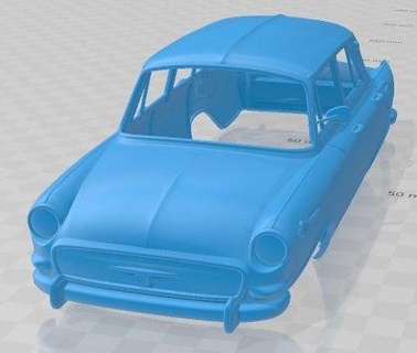 skoda 1000 mb 1964 imprimible cuerpo coche vehiculo 3d impresión modelo automotor espacio scalextric Tamiya rc miniz pasatiempo micro 3d print model - Mito3D