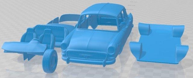 skoda 1000 mb 1964 printable car 3d print model in automotive 3dexport slot scalextric tamiya rc miniz hobby micro 3d print model - Mito3D
