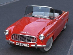 skoda felicia roadster 1960 3d model in klasik arabalar 3dexport cabrio çek çekoslovak cs çevrilebilir 1959 3d print model - Mito3D