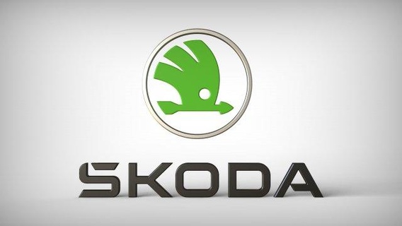 skoda logo señales logos automotor vehículo auto emblema coche vehiculo imprimible 3d emblem car 3d print model - Mito3D