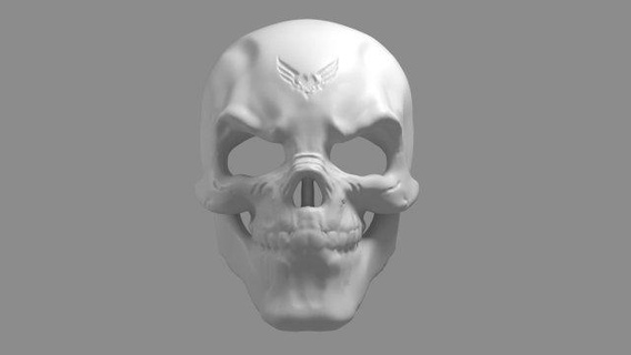 kafatası heykel 3d Yazdır 3d print model - Mito3D
