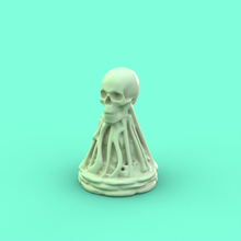 crânio xadrez penhor peça jogo tabuleiro esqueleto chess set 3dprint 3dmodel liquidificador blender3d 3d print model - Mito3D