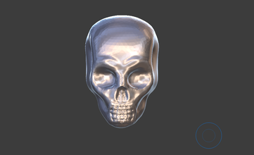 cranio craneo 3d stampa modello in scultura 3dexport 3d print model - Mito3D