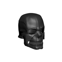 cranio maschera 3d stampa modello in 3dexport copertina guaina visiera mantello vizard scatola cranica cervello pericranio cosplay arte mascella morsetto comico 3d print model - Mito3D