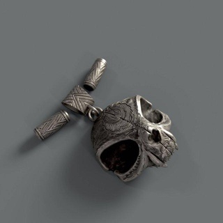 skull pendant 3d print model in pendants 3dexport art bone ornamentation death decoration 3d print model - Mito3D