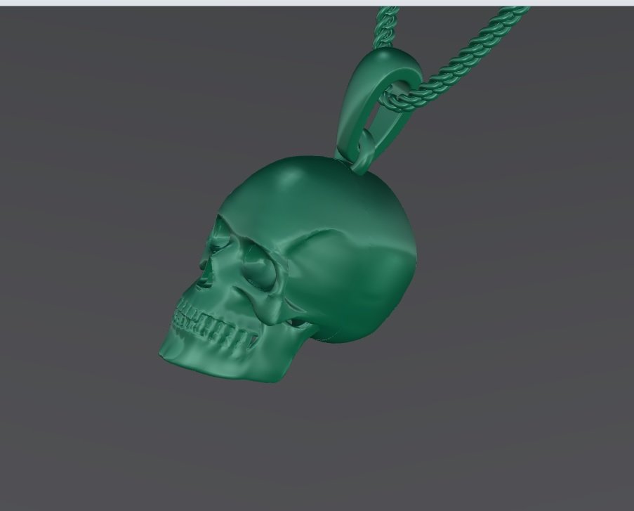 anel de caveira crânio 3D print model - Mito3D
