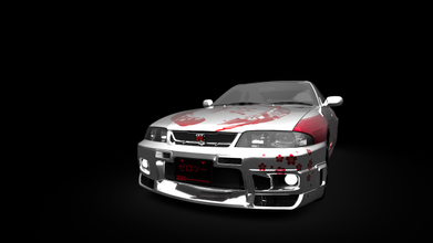 skyline r33 car auto sport racing vehicle japan 3d print model - Mito3D