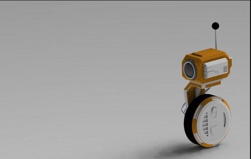 Skywalker Roboter Robotik sci fi druckbar Spielzeug Hobby 3d print model - Mito3D
