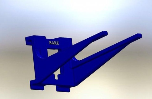Lamelle Mauer Rechen Halter Unterstützung Hand Werkzeuge Garage Kleiderhaken Werkzeugclip Organisation 3d print model - Mito3D