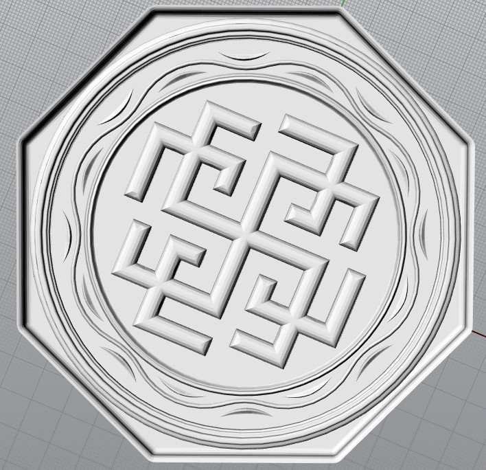 slava amuleto protettore art di guardia badge ciondolo 3D print model - Mito3D