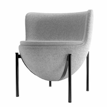 small armchair 3d model in stool 3dexport 3d print model - Mito3D