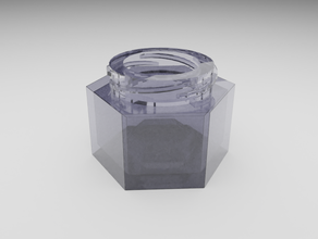 pequeno vidro jarra 3d modelo in cozinha 3dexport garrafa perfume bottle 3d print model - Mito3D