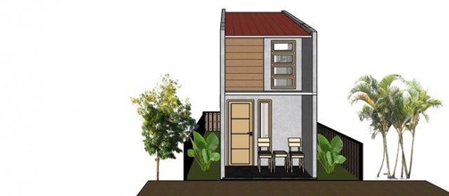 small house 3x95 meter 3 bedroom 285 sqm 3d print model in 3dexport housedesign tiny tinyhouse 3bedroom 3d print model - Mito3D