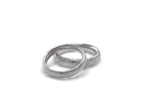 pequeñas piedras de textura los anillos boda oro el platino sterling metal metálico imprimible la joyería joya comodidad hermoso gran precioso elegante matrimonio lujo plata 3d print model - Mito3D
